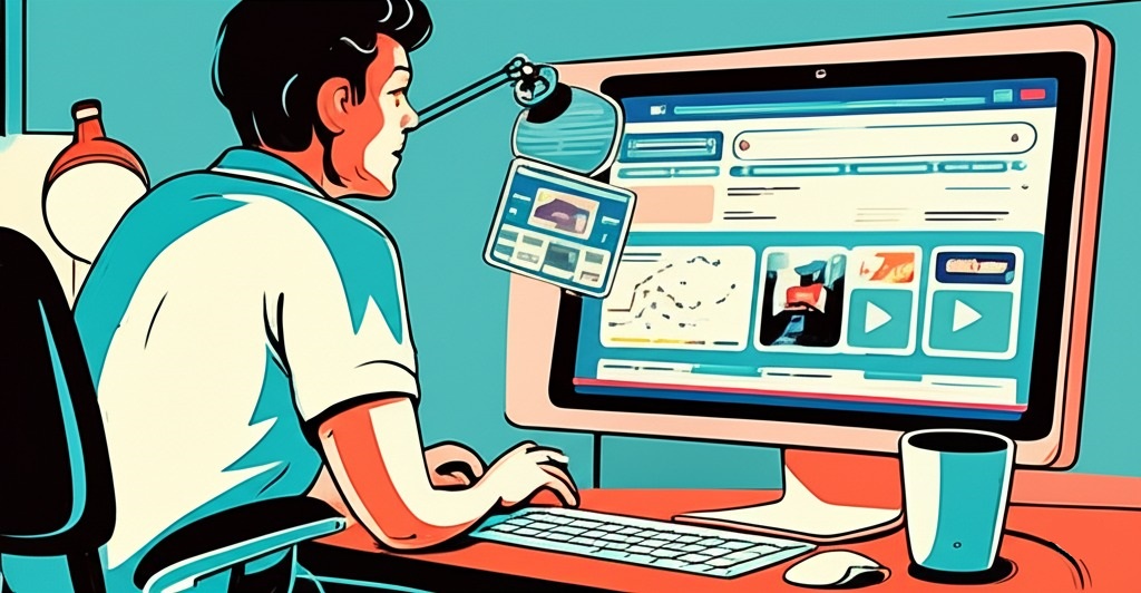 5 Free AI Tools to Supercharge Your Content Creation in 2025: A Practical Guide 5 A man working on video editing on a computer