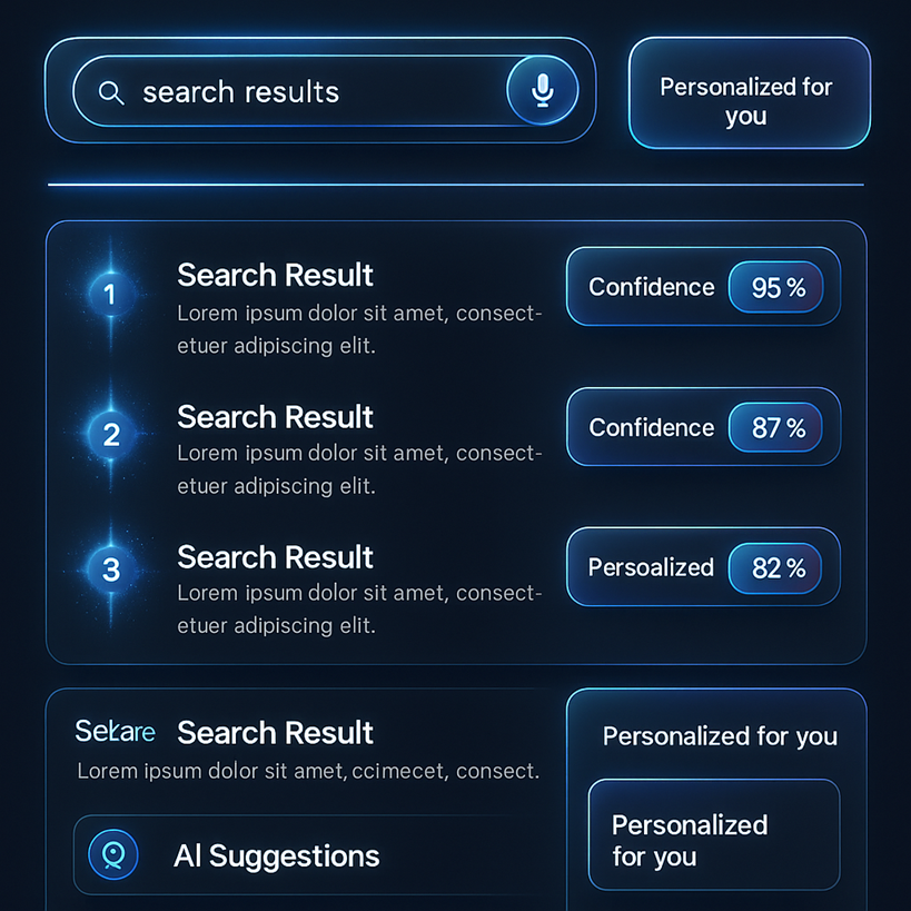 Future of AI-powered search results with intelligent ranking algorithms